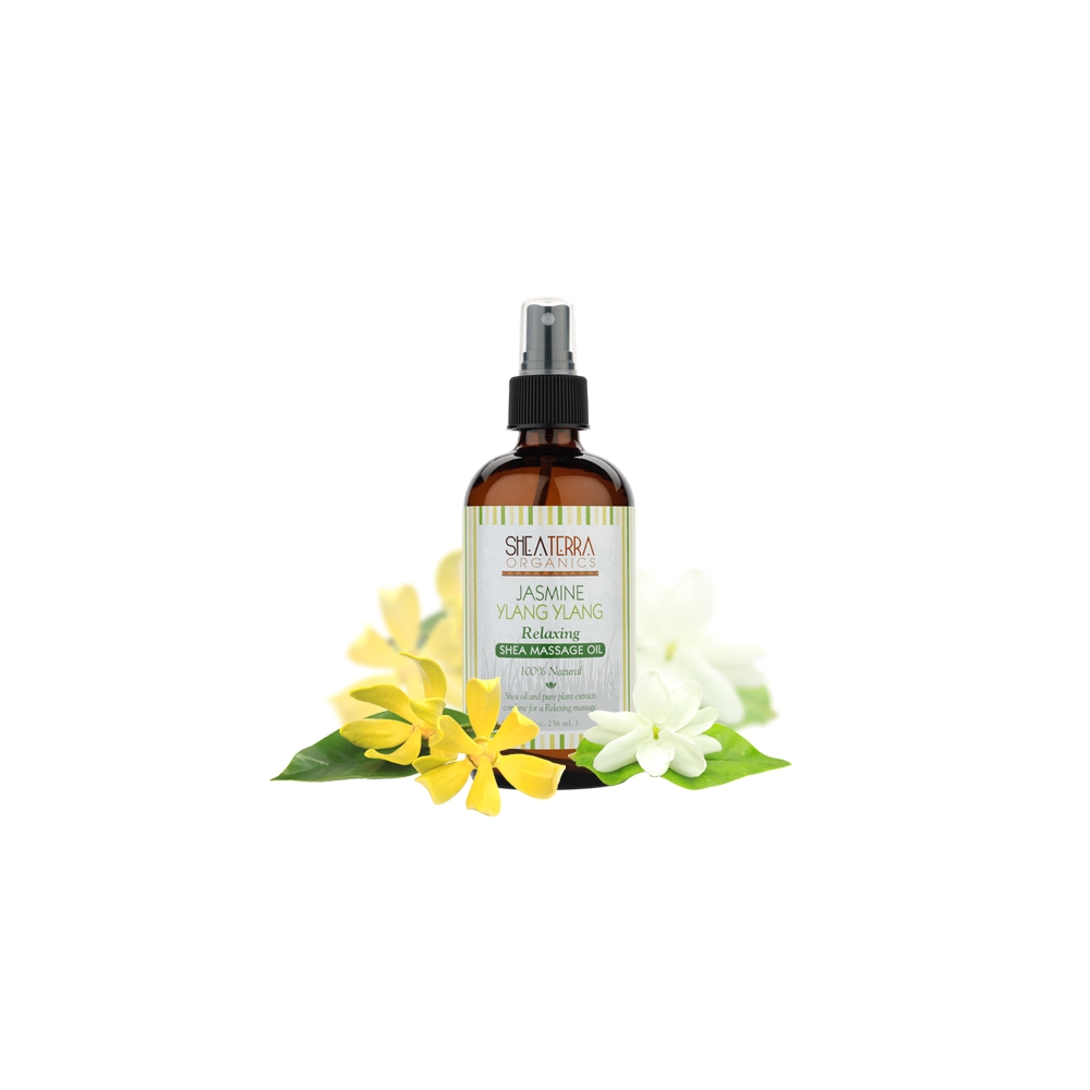 WIZWID:위즈위드 - [Shea Terra Organics:시어테라 오가닉스][10%쿠폰]시어테라 오가닉스 시어마사지오일_자스민 일랑일랑  WIZWID