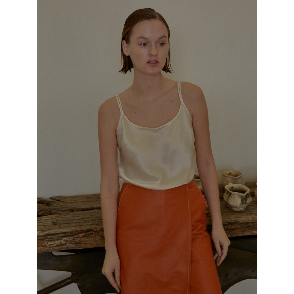 WIZWID:위즈위드 - [MODERATE:모더레이트][5%할인+5%쿠폰]Silk Sleeveless WIZWID