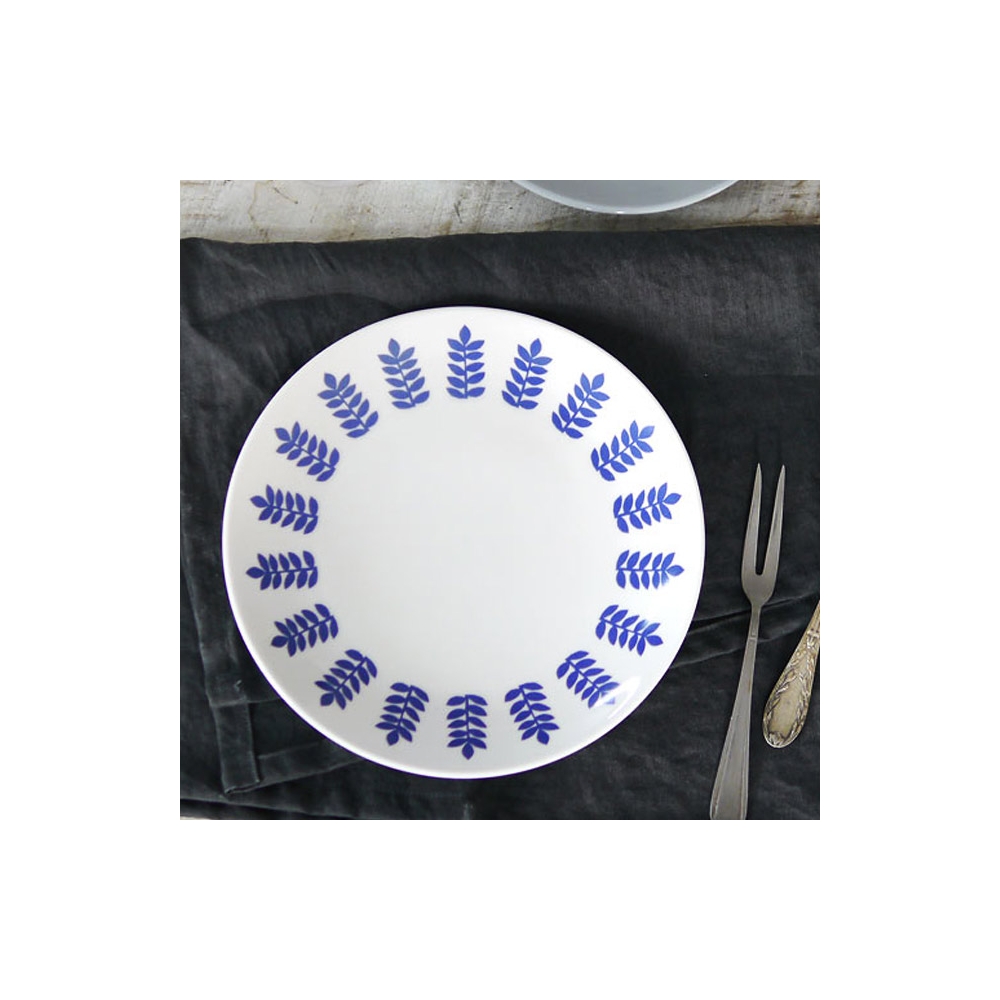 WIZWID:위즈위드 - [duboo:두부][Duboo] Leaf Blue Plate WIZWID