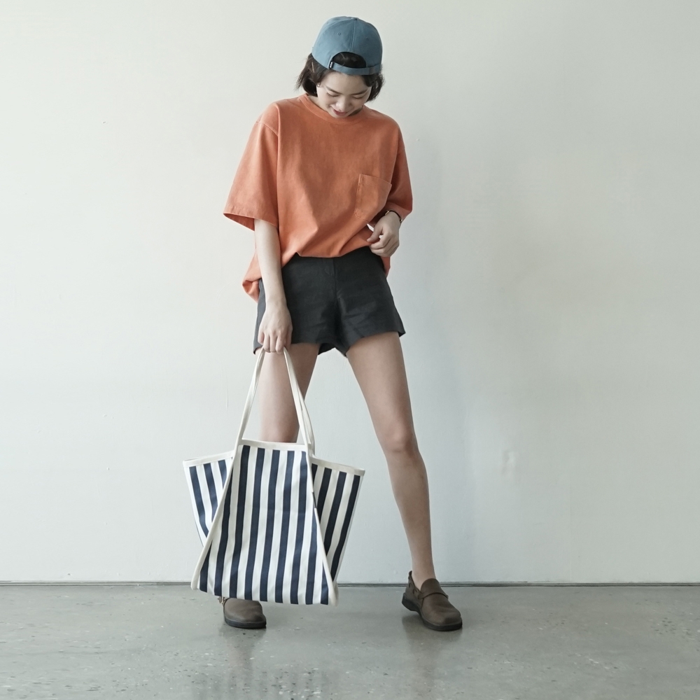 WIZWID:위즈위드 - [uncommon things:언커먼띵스]Stripe Secret[L].Navy WIZWID