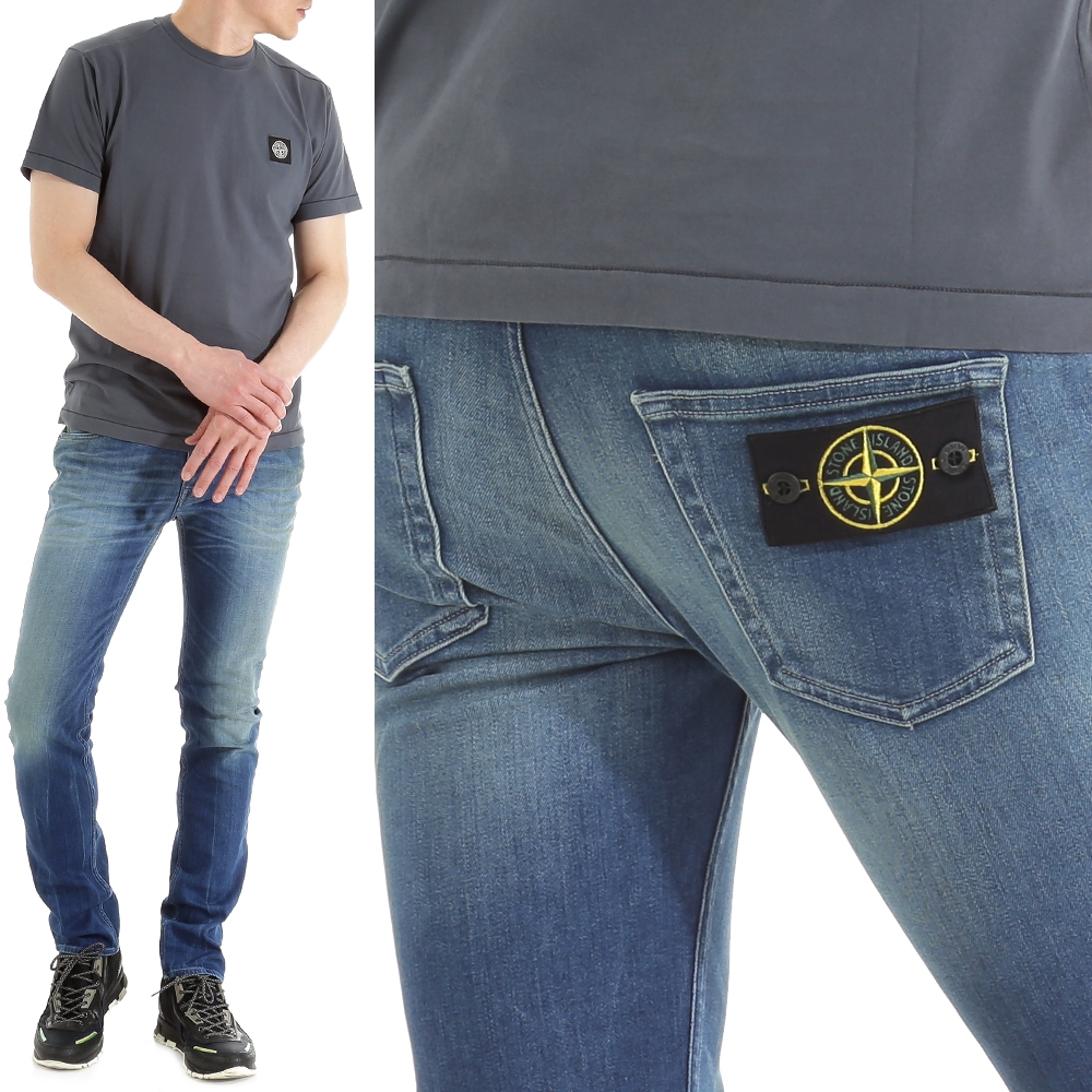 WIZWID:위즈위드 - [Stone Island:스톤 아일랜드]스톤아일랜드 18ss 6815j2zn4 슬림진 WIZWID