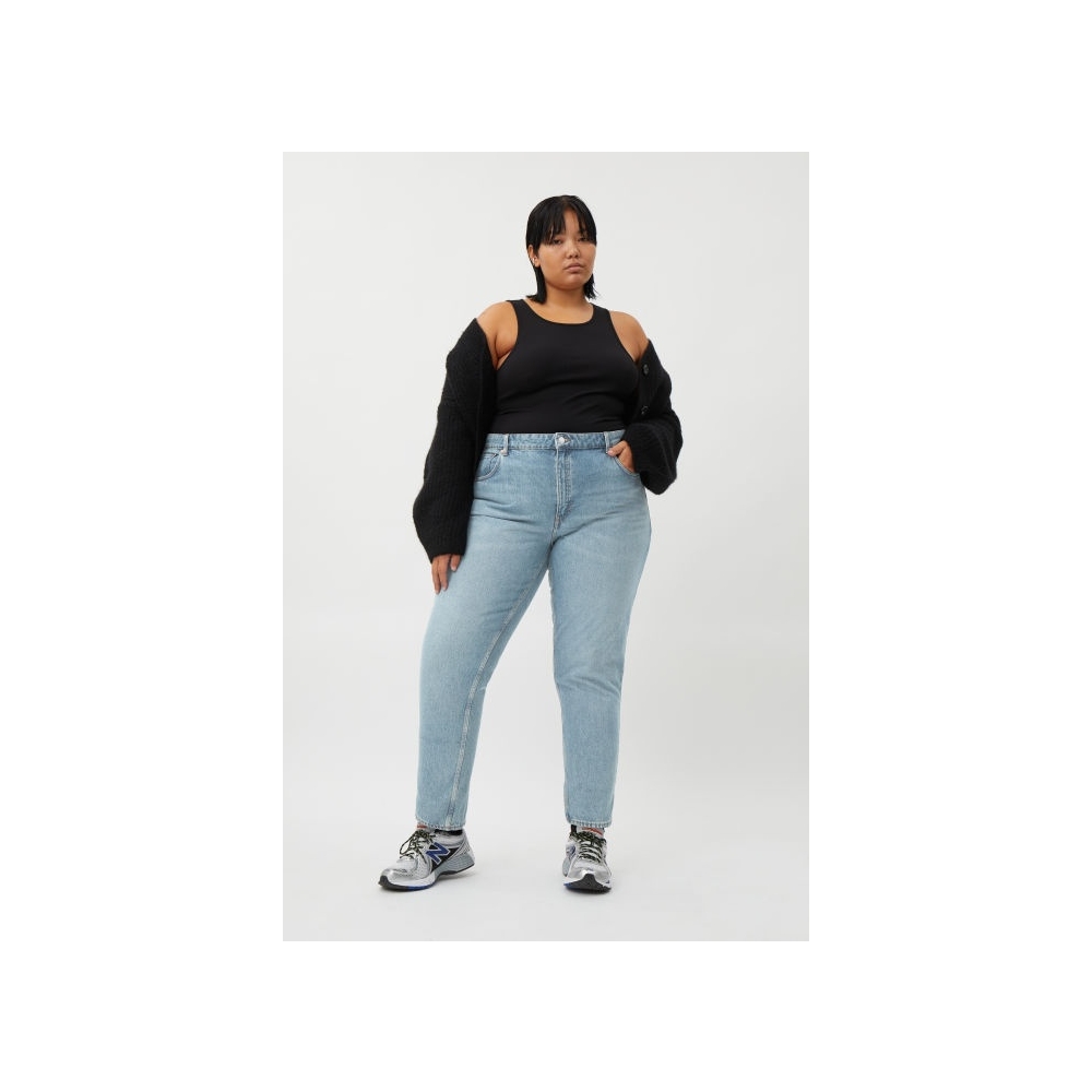 WIZWID:위즈위드 - [Weekday:윅데이]Lash Extra High Mom Jeans Seven Blue WIZWID